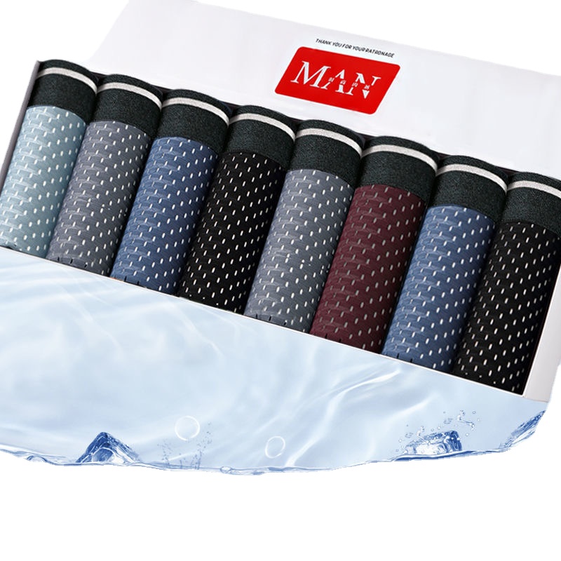 Multi Pack Underwear - 8 stks/partij heren Slipje Ijs Zijde