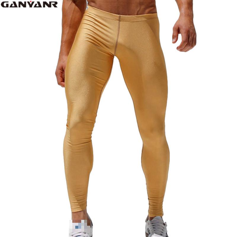Compression Long Pant - GANYANR Brand Men Sweatpants Sport Full
