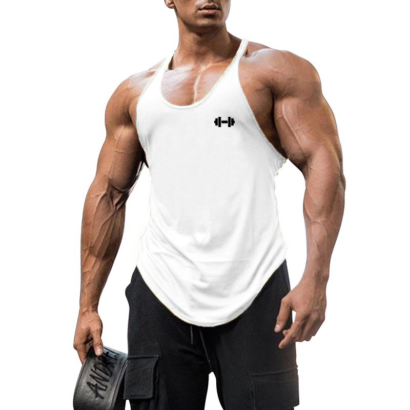 Sleeveless Undershirt - Heren Katoenen Zacht Ademend Trainingsvest Met