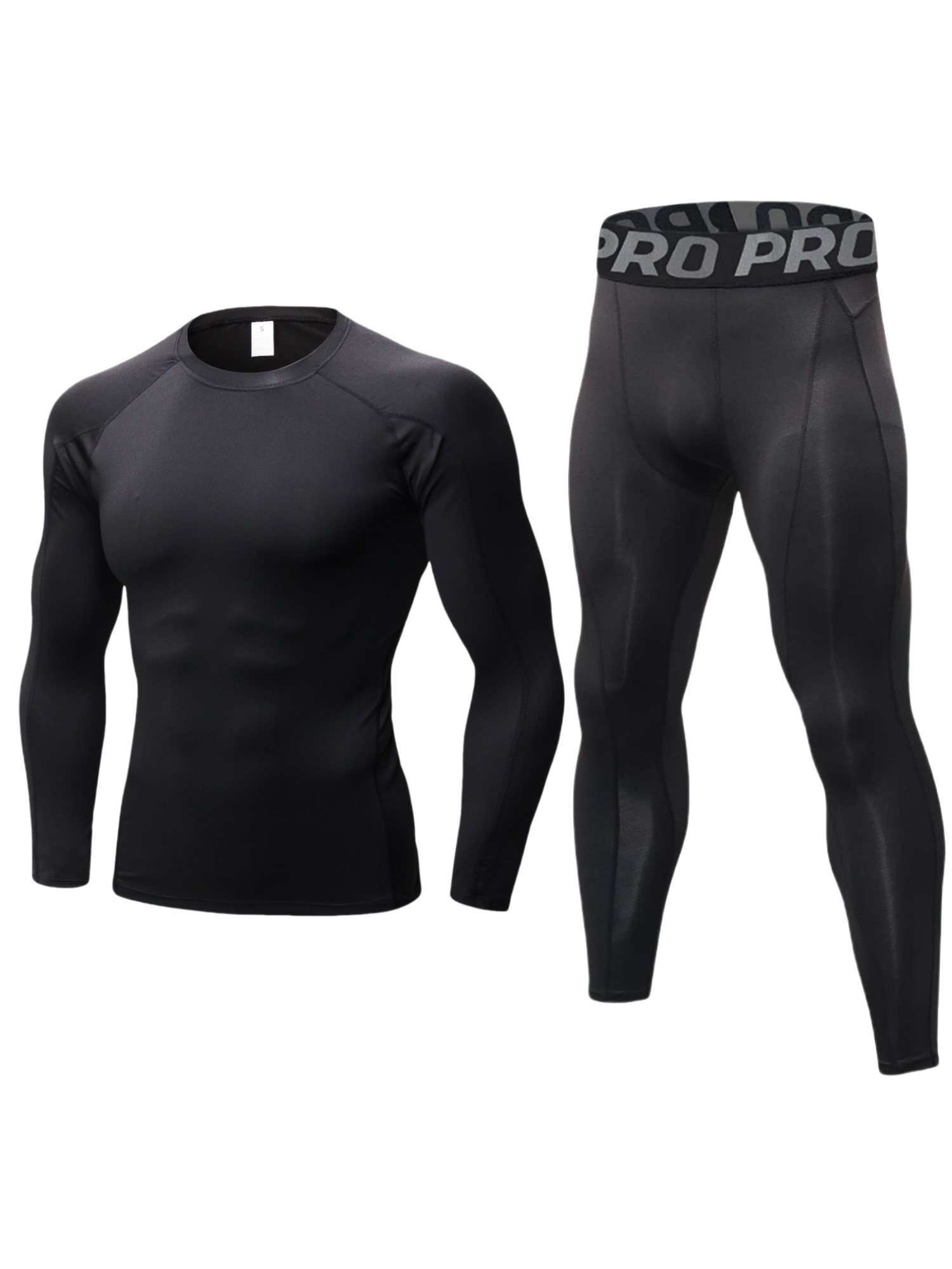 Compression Long Pant - Heren Workout Compressiebroek En Shirts Met