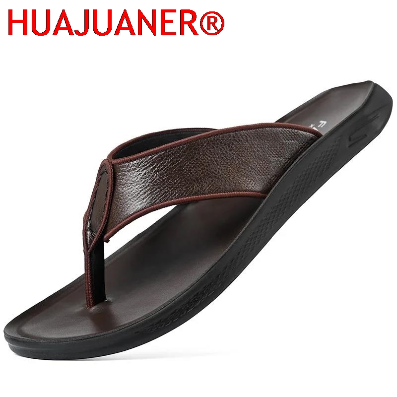 Base Layer Top - Casual outdoor herensandalen zomer anti-slip lederen