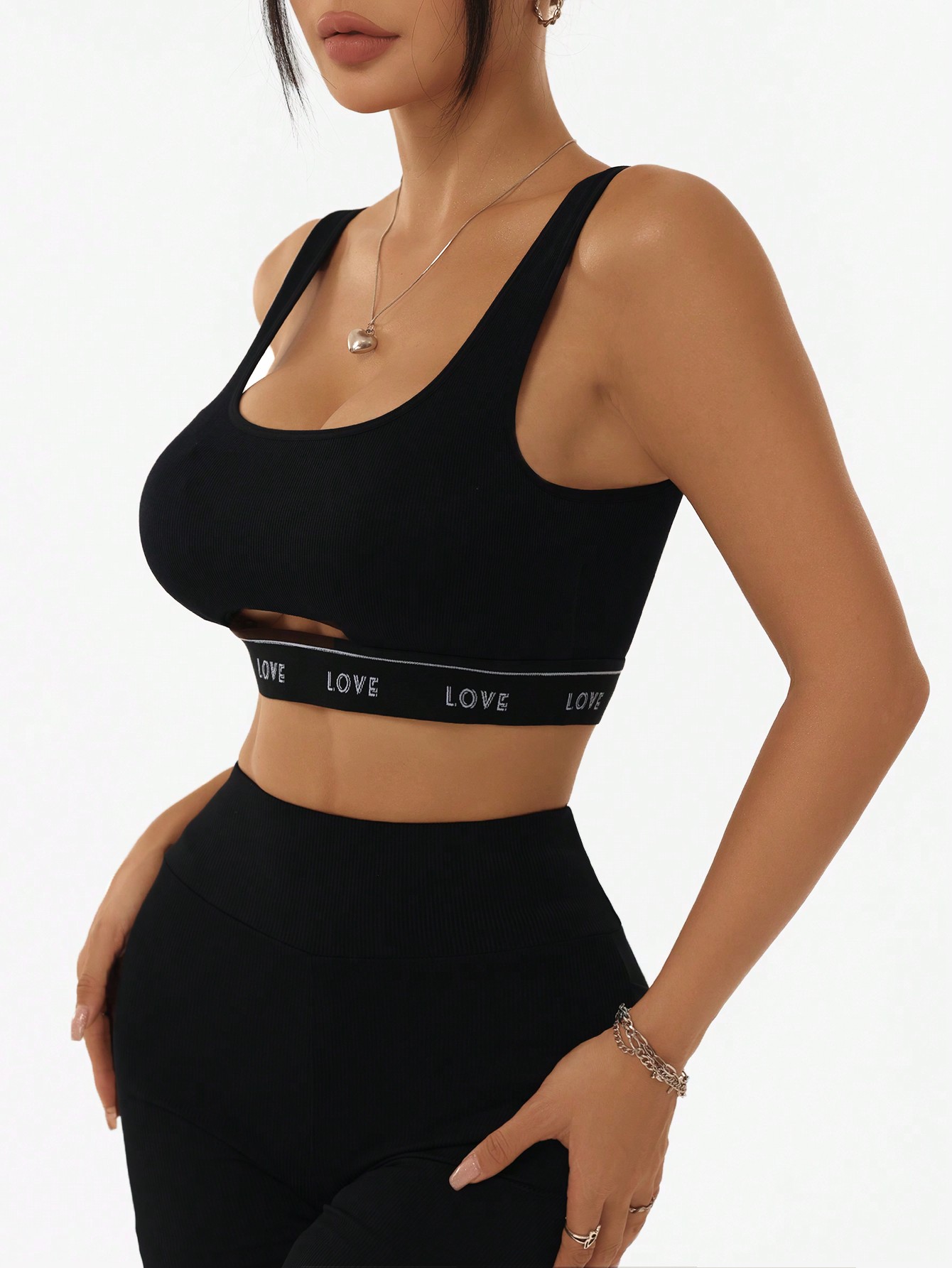 Sportbeha met geribbelde U-hal - Tank Top Ribbed recensie en prijs