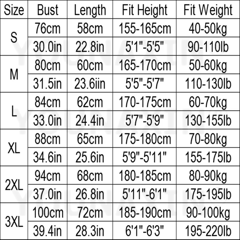 YOUNAXIN Unisex mouwloze compr - Base Layer Top recensie en prijs