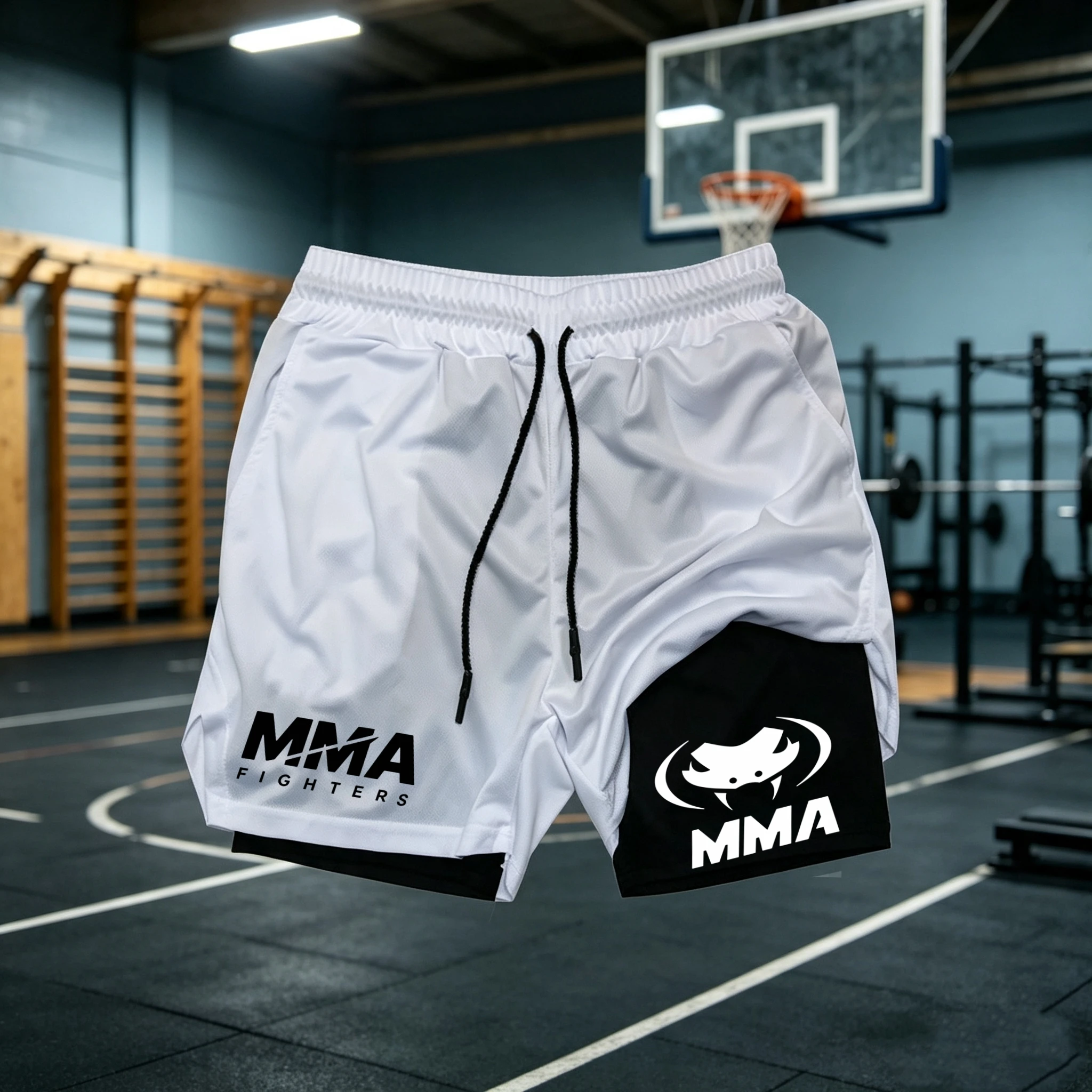 2-in-1 MMA Fighter Shorts voor - Compression Shorts Athletes recensie en prijs